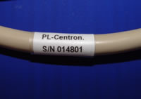 Cable Label shown in use on cable